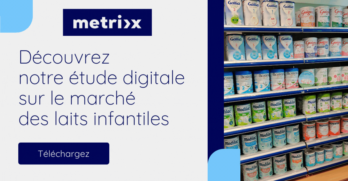 Barometre Metrixx Lait Infantile Etude Marché digitale SEO Social Ads